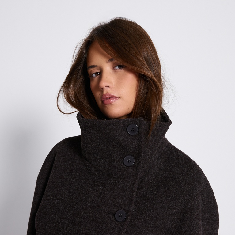 Short belted coat "Kendall"